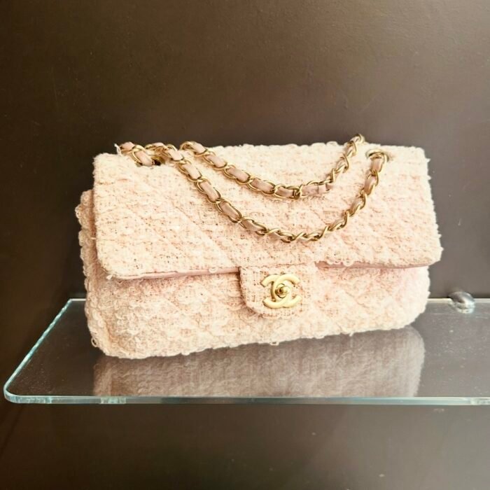 Chanel tweed rosa