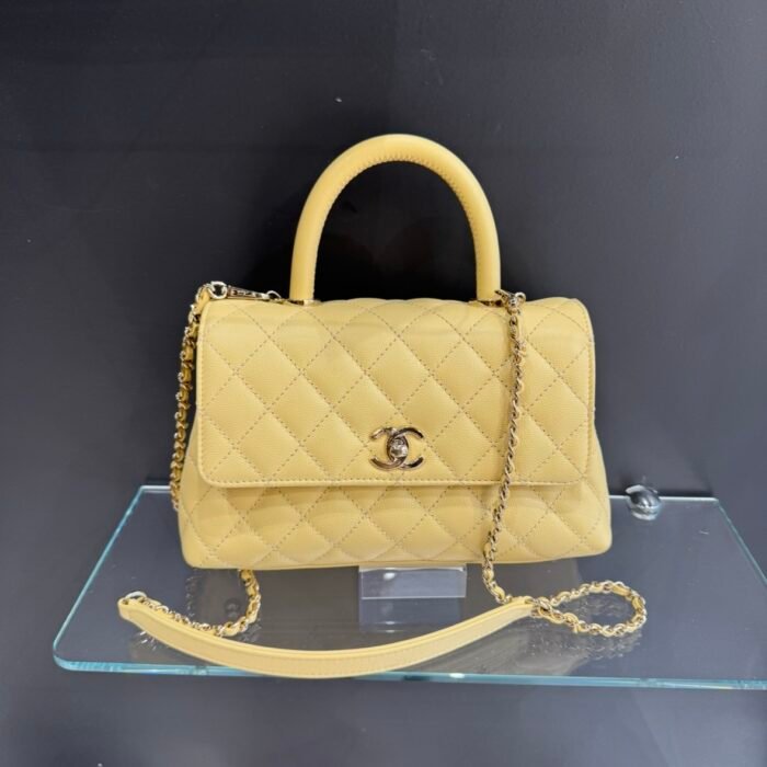 Chanel Coco Top Handle Gialla Small